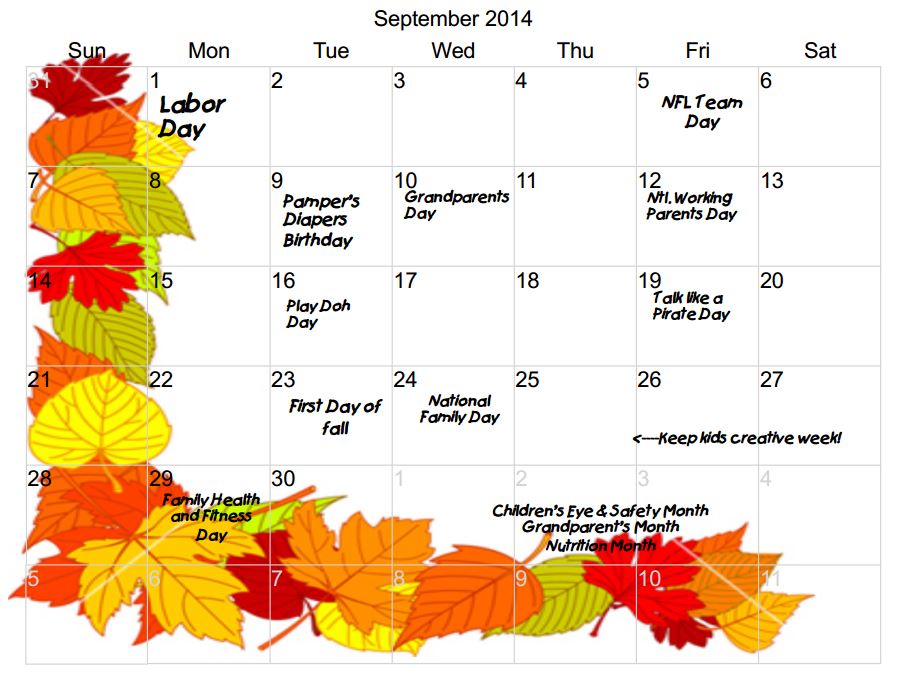 Young Scholars Academy 09-14 Calendar