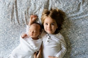 Preschooler's Social Emotional Health 1 kids on a bed