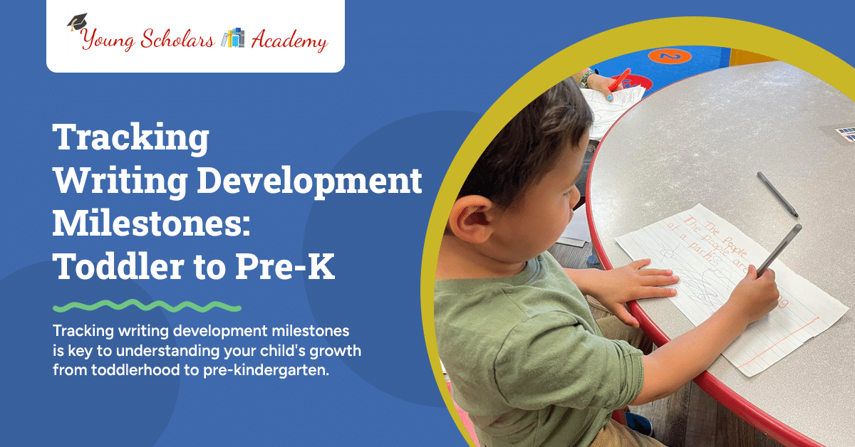 Writing Development Milestones: Toddler to Pre-K