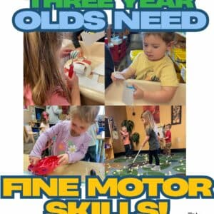 Fine Motor Skills Three Year Olds