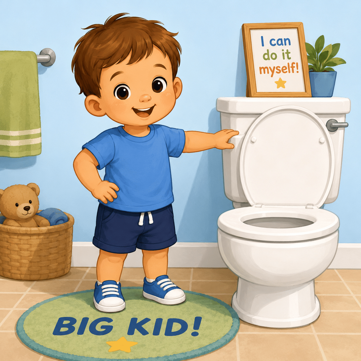 potty training before three years old