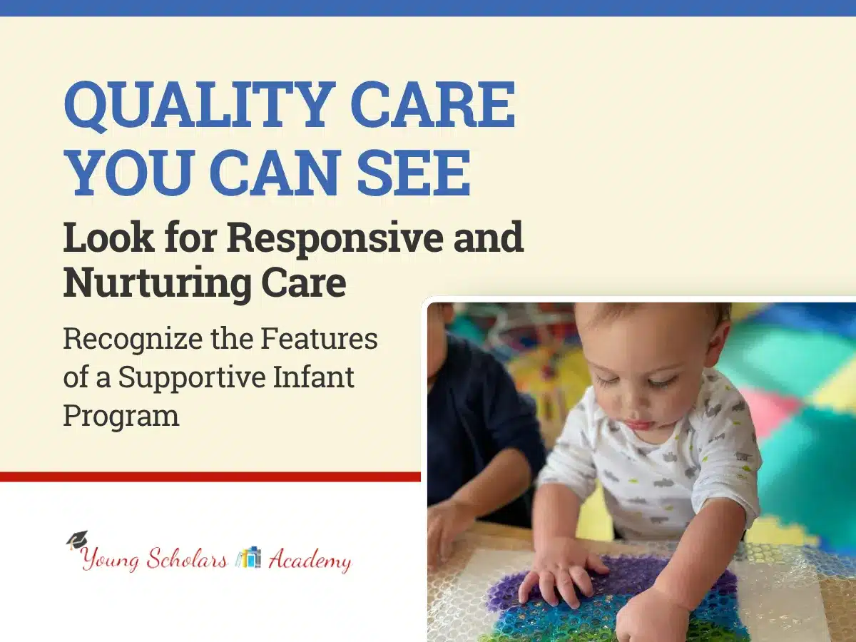How to Choose the Right Infant Care Program for Your Baby's First Year 3 Quality Infant Care Program